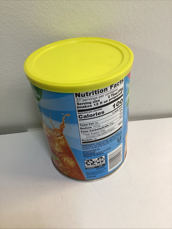 Lipton Iced Tea Raspberry Iced Tea Mix, Makes 10 Quarts NEW HTF Exp 03/05/26 gallery