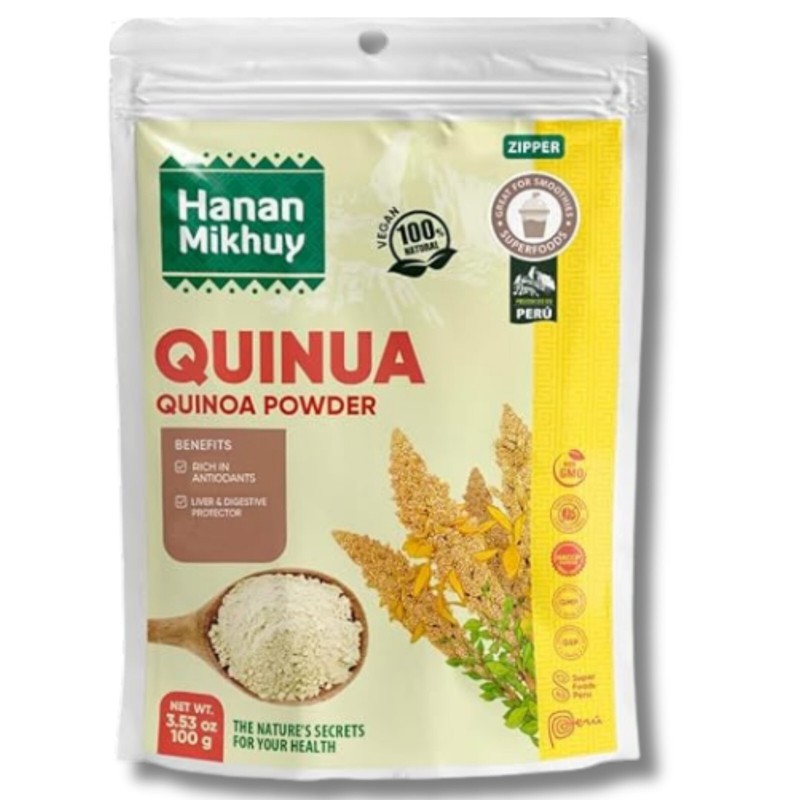 Quinua 100% Natural Quinoa Powder for Energy & Digestion, Gluten-Free from Peru