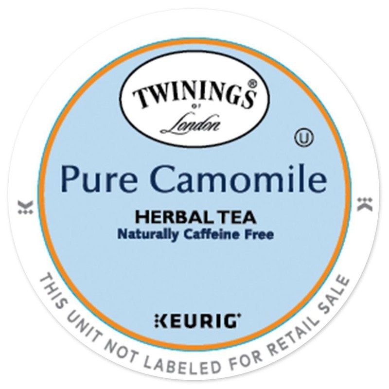 Twinings Pure Camomile Herbal Tea 24 to 144 Count Keurig K cups Pick Any Size