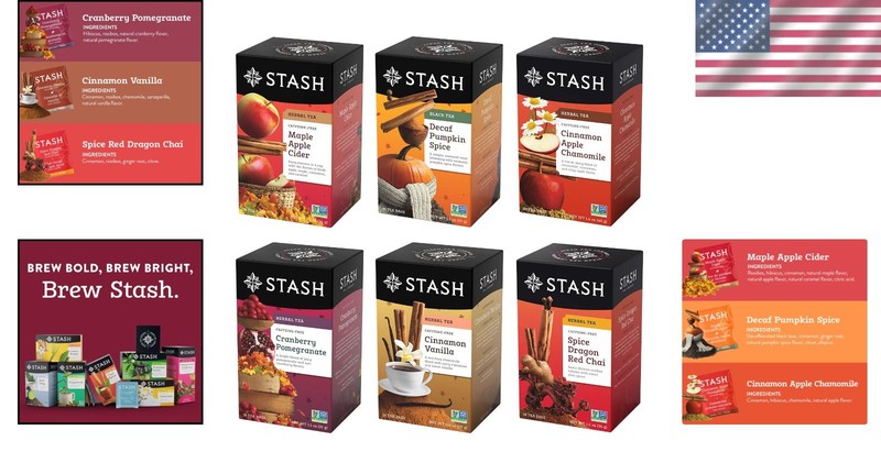 Autumn Spice & Fruit Tea Sampler Pack gallery