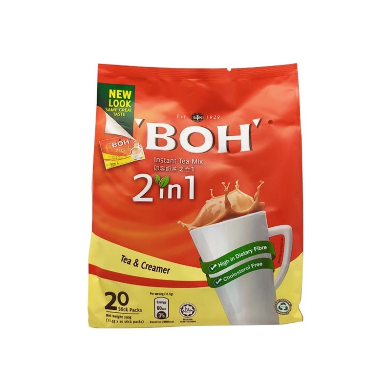 BOH Instant Tea Mix 2 In 1 Tea & Creamer 1 PACK 20s x 11.5g Fast Ship US