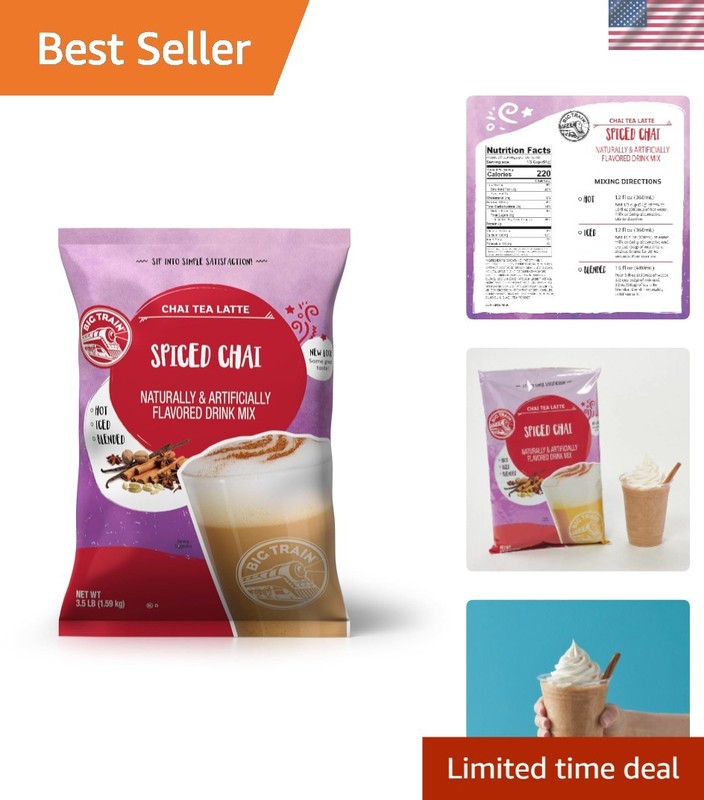Versatile Spiced Chai Tea Mix – Perfect for Lattes, Frappes, and Iced Drinks