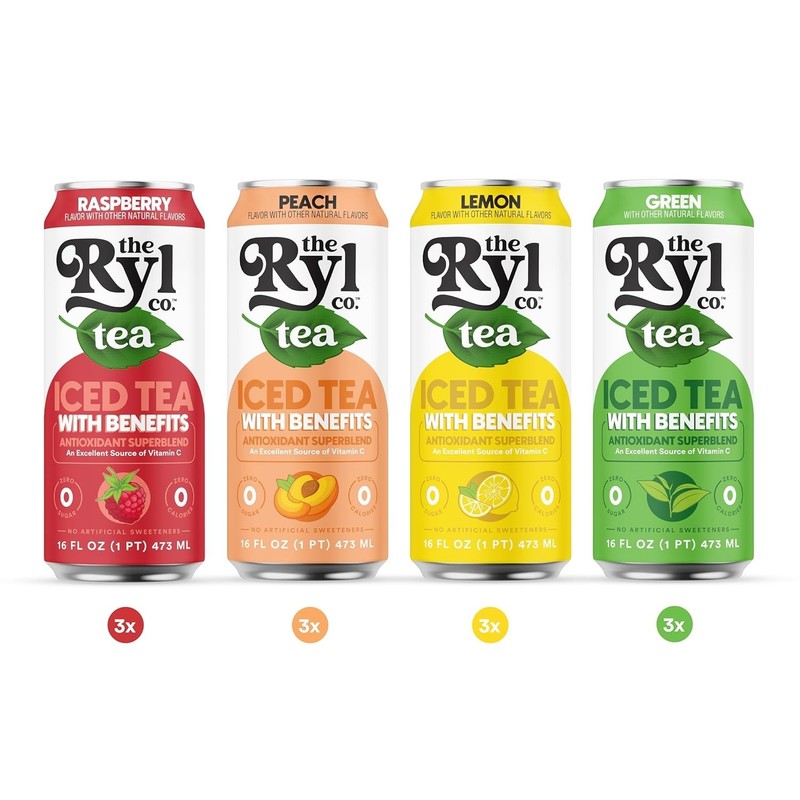 Refreshing Ryl Iced Tea Variety Pack - Keto-Friendly, No Artificial Ingredients gallery