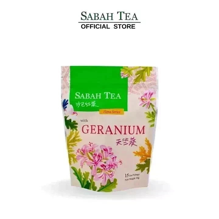 Sabah Tea Geranium Tea 15 Tea Bags