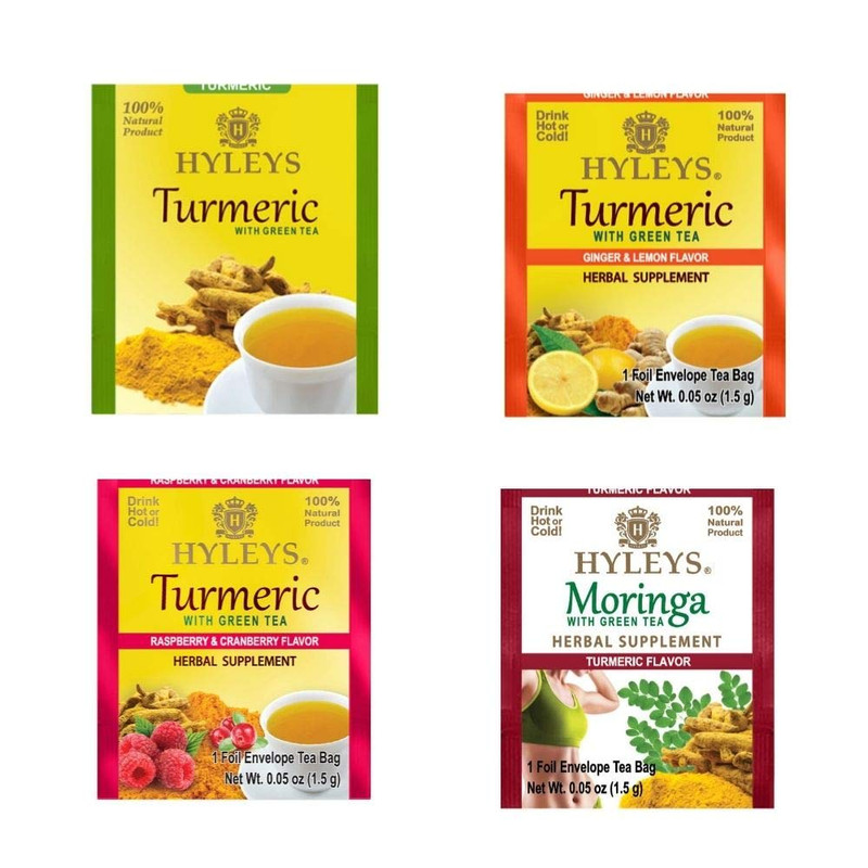 Turmeric Tea - Assorted Flavors - 42 Tea Bags - Wellness Herbal Supplement gallery
