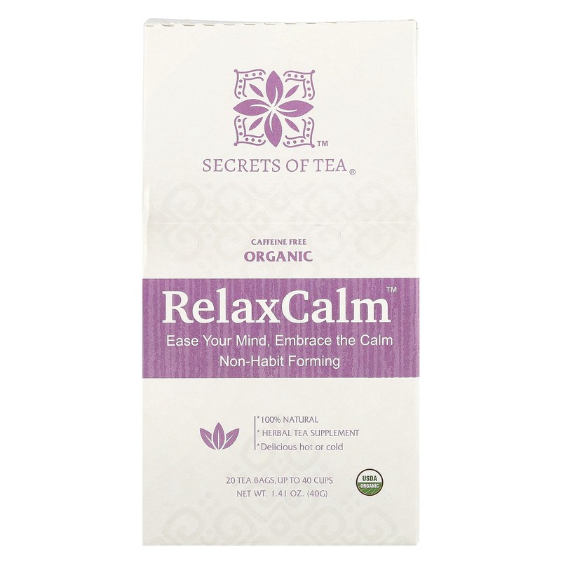 RelaxCalm™, Caffeine Free, 20 Tea Bags, 1.41 oz (40 g)