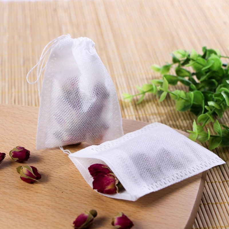 High temperature resistance Drawstring Non-Woven Filter Bag Double S fabric gallery