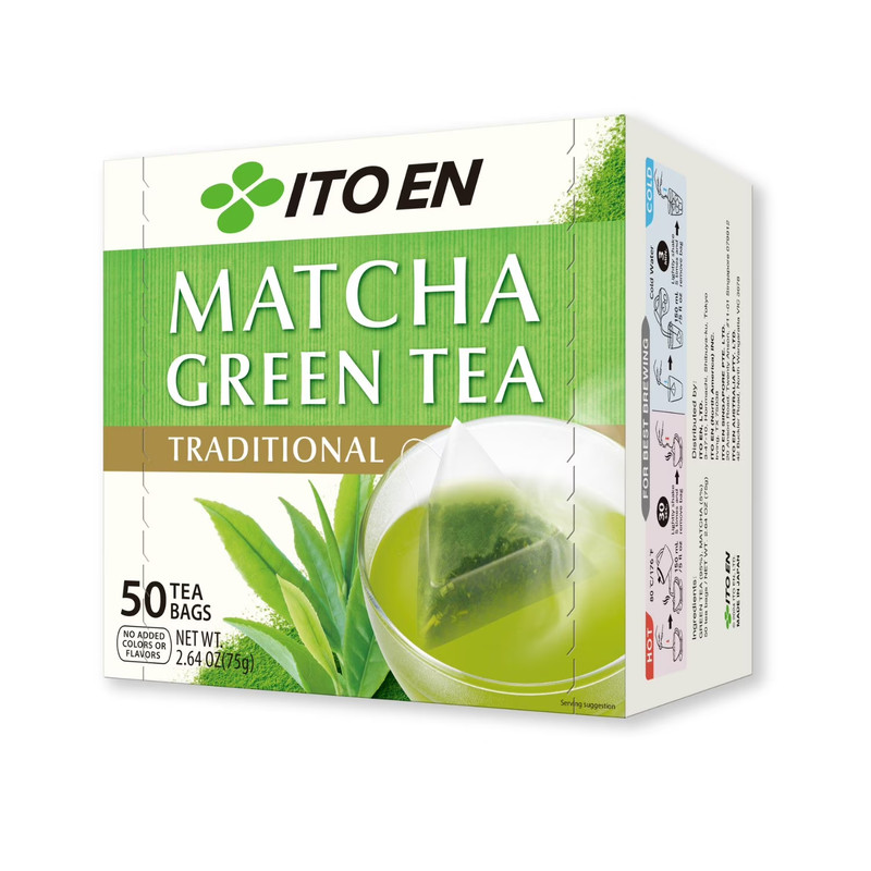 Ito En Matcha Green Tea Bags Traditional, 50 ct. Free Shipping gallery