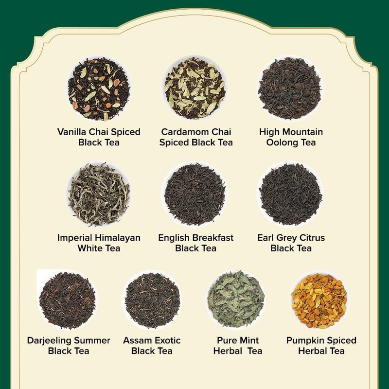 Elegant Assorted Tea Selection in Pyramid Bags - Perfect Gift for Tea Lovers gallery