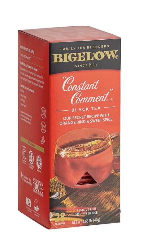 Bigelow Constant Comment Black Tea. 28 count box.