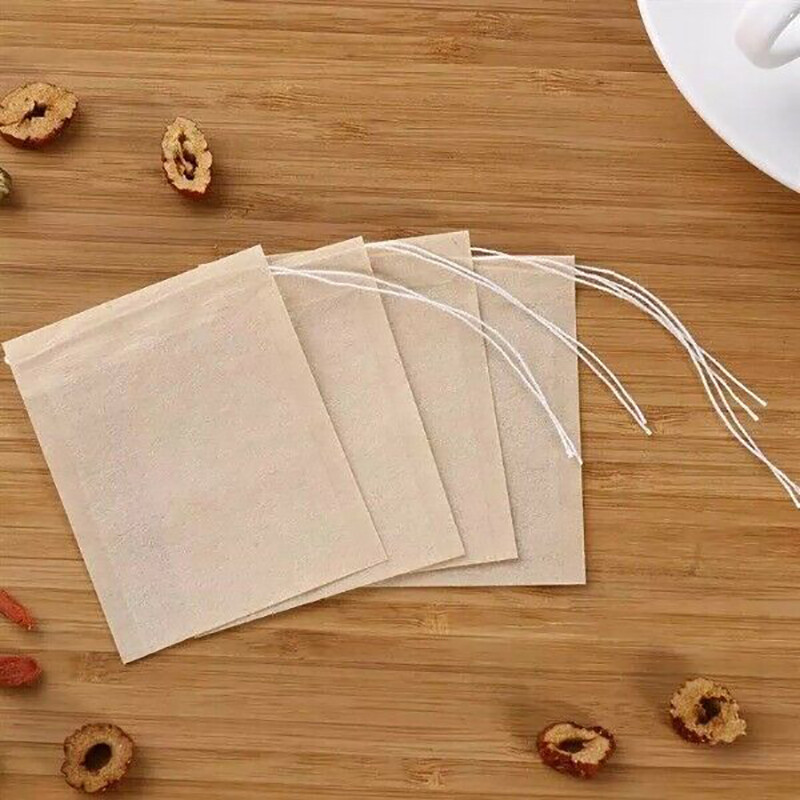 10-5000pcs Tea Bag Disposable Drawstring Empty Teabag Herb Loose Tea Filter LOT gallery