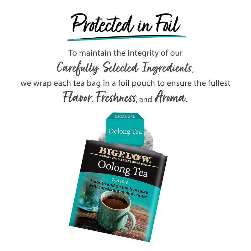 Bigelow Tea OOLONG Tea Caffeinated, 20 Wrapped Bags 2 Boxes APR 2026 gallery