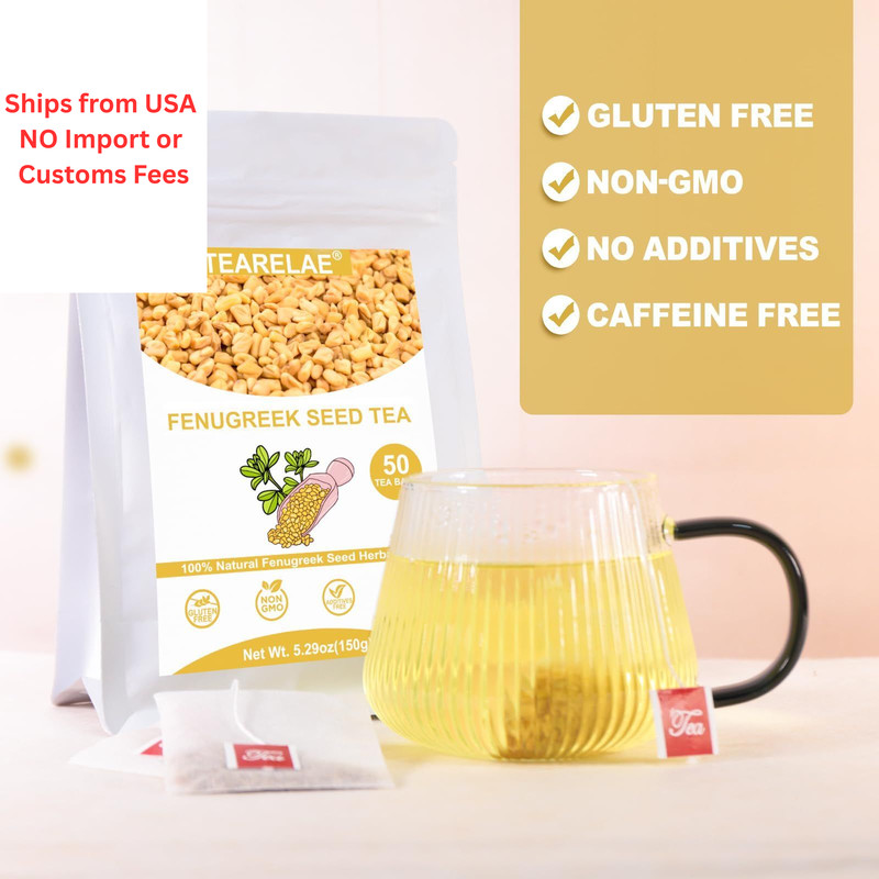 TEARELAE - Fenugreek Tea Bag - 3g x 50 Count - Premium 50 (Pack of 1) gallery