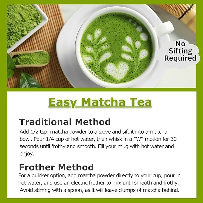 Cherie Sweetheart Organic Matcha Green Tea Powder - 16oz gallery
