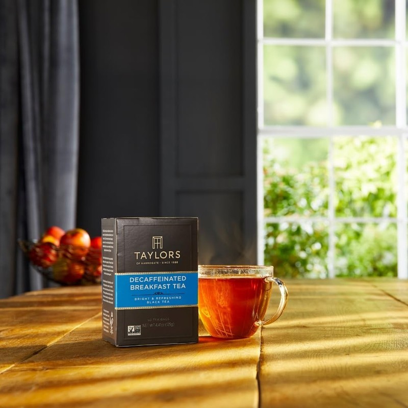 Decaffeinated Breakfast, Black Tea, Pillow Bags, 50 Count, Pack of 1 Rich, Br... gallery