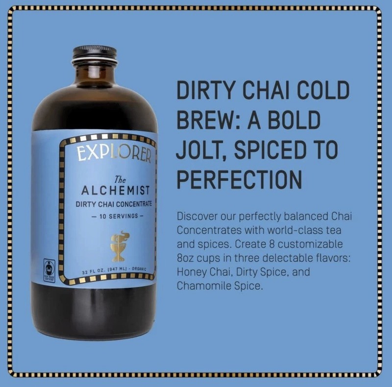 Explorer Alchemist Cold Brew Chai Tea Concentrate 32 fl oz gallery