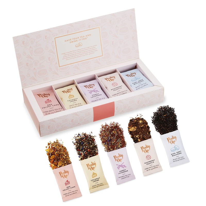 Loose Leaf Tea Sampler Set Calorie Free Single Serving Loose Leaf Herbal Tea Var