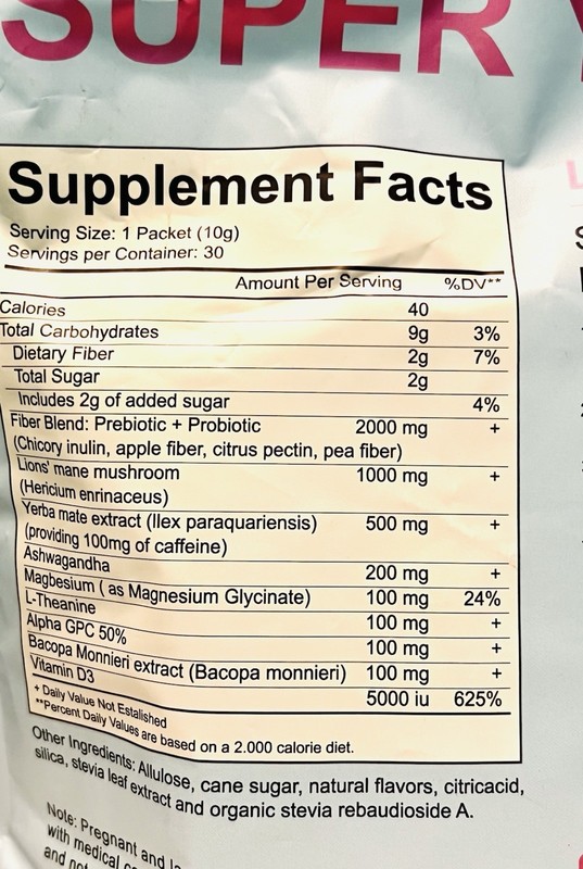 Super Yerba Raspberry Lemonade Tea Drink Mix Packets -30 count– Lot of 4 gallery