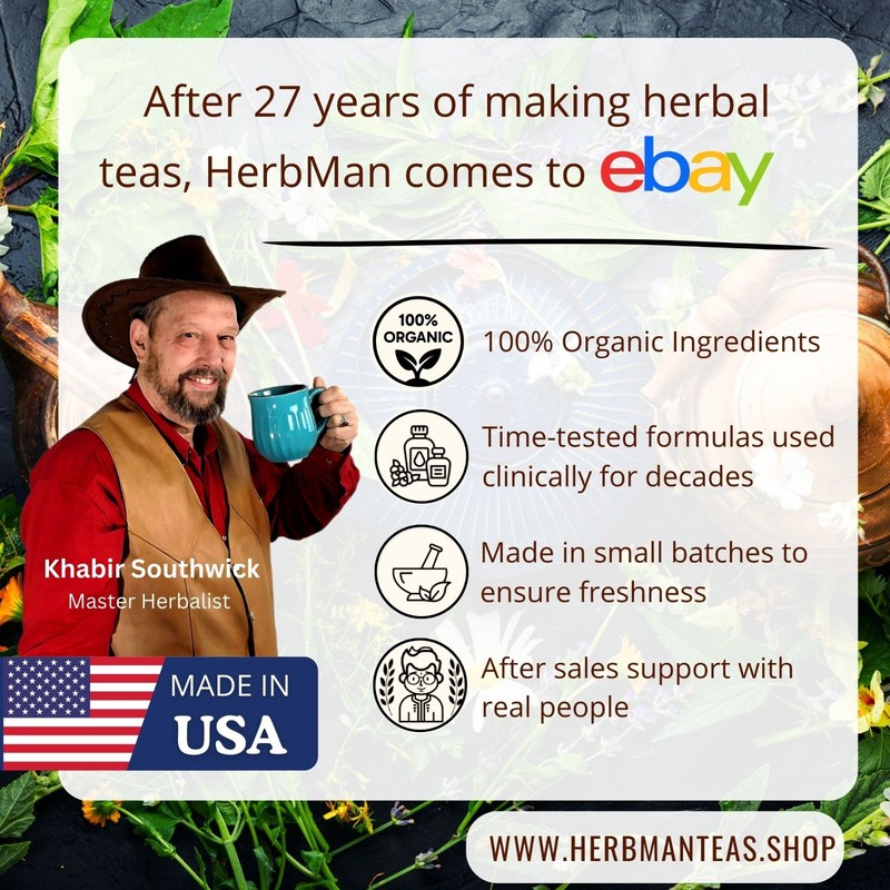 BLOOD CLEANING TEA - for all skin conditions by master herbalist 4oz gallery