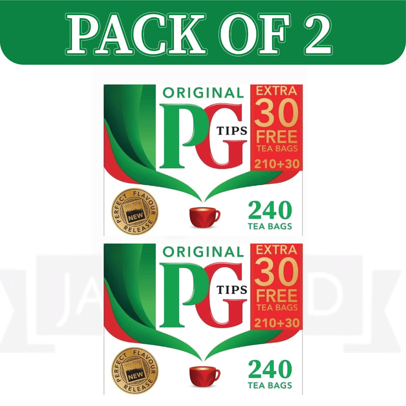 PG Tips 240 Tea Bags Pack of 2 – Damaged Box, Open Packaging, Fresh Inside gallery