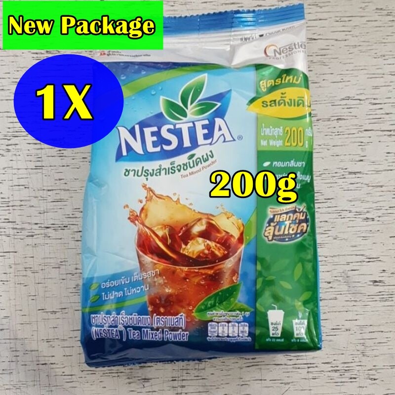 NESTEA Tea Unsweetened Instant Powder Drink Mix Iced Tea Beverage NO Sugar 200g