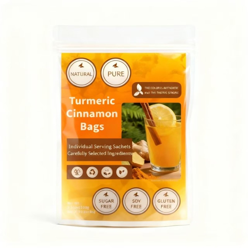 Turmeric Ginger Cinnamon Tea Bags Herbal Tea Blend, 100% Natural Ingredients…