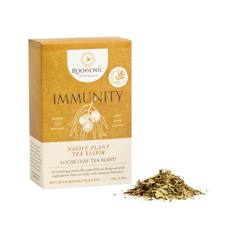 New Roogenic Australia Immunity Native Plant Tea Elixir Loose Leaf Tea 65g