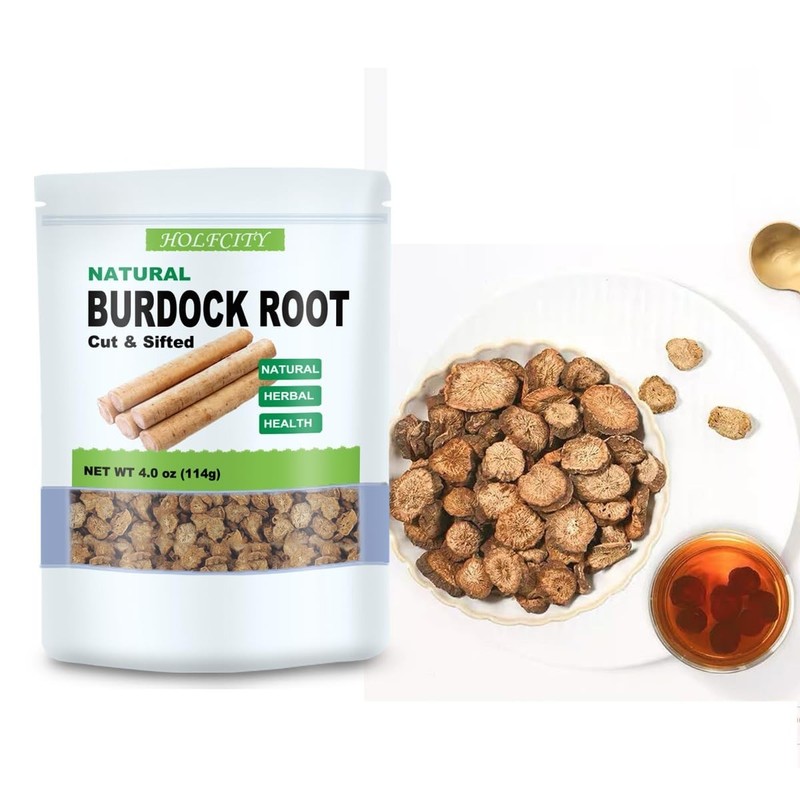 Cut & Sifted Burdock Root Tea, 4oz Herbal Granules - Quality & Freshness gallery