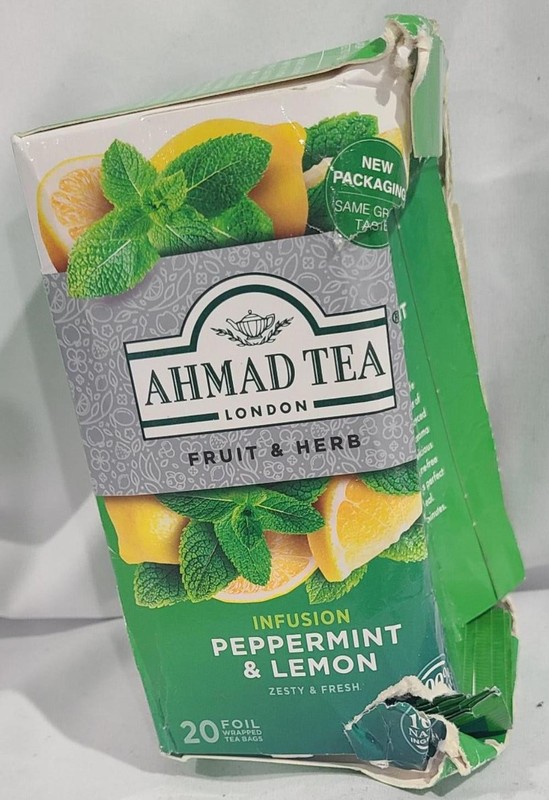 Ahmad Tea – Peppermint & Lemon Tea 20 Bags – 30g BB 1/26