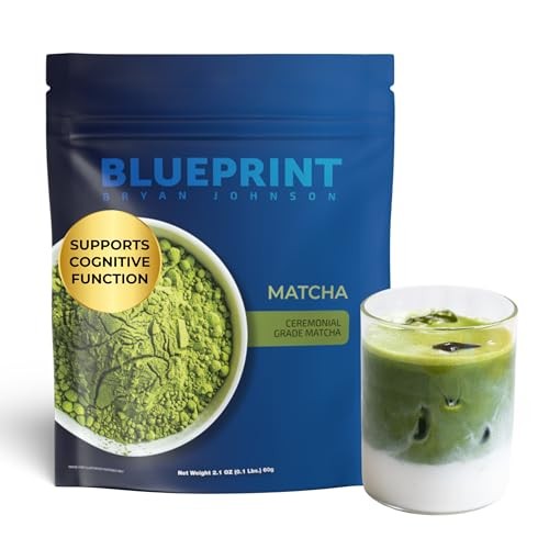 Blueprint Bryan Johnson Matcha Powder – Ceremonial Grade Japanese Matcha – Gr...