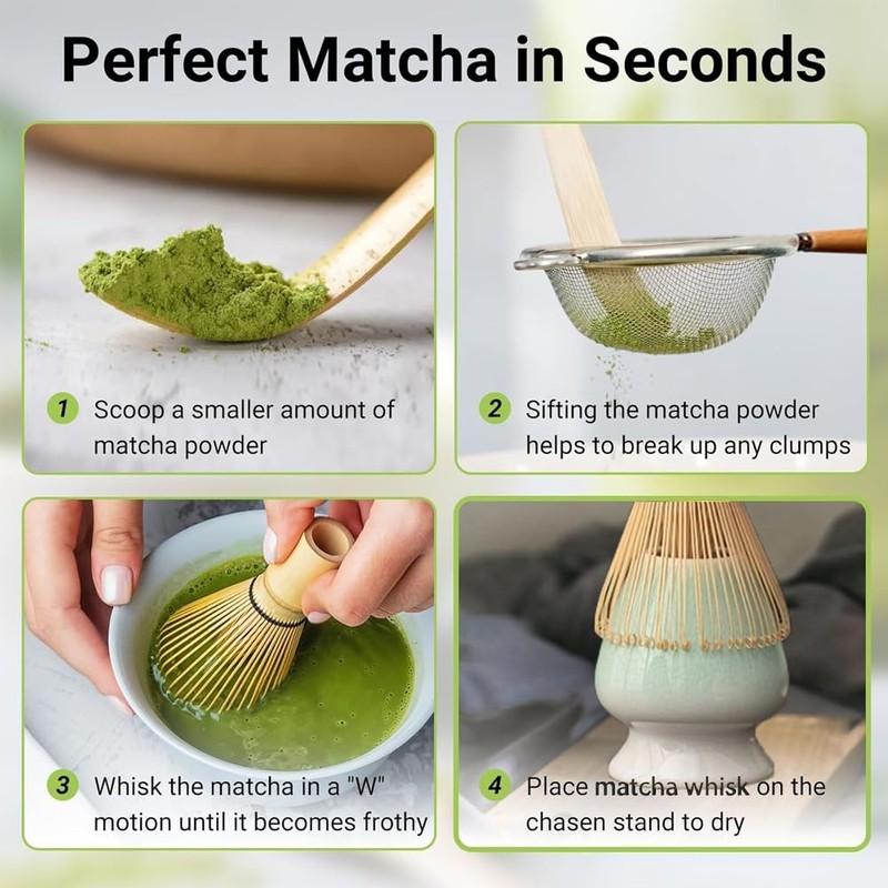 Premium Matcha Tea Set for Beginners & Enthusiasts – Complete Ceremonial Kit ... gallery