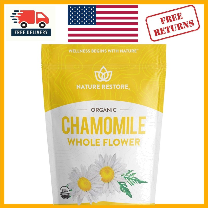 Aromatic Loose Leaf Chamomile Tea – 4oz Organic Whole Flower – Local CA Business
