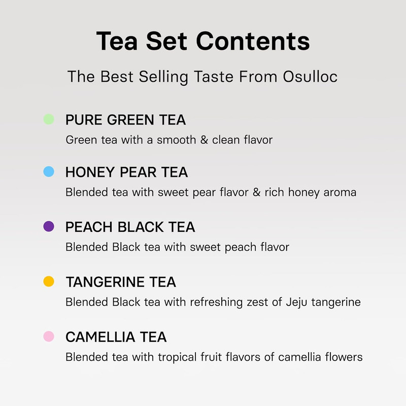 Premium Tea Collection (40 Count, 10 Flavors X 4 Ea), Assorted Tea Bag Sampler, gallery