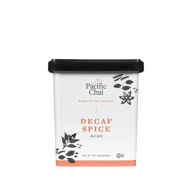 Pacific Chai Spiced Decaf Chai Latte, 9oz, Gluten Free, EXP:NOVEMBER 07/25