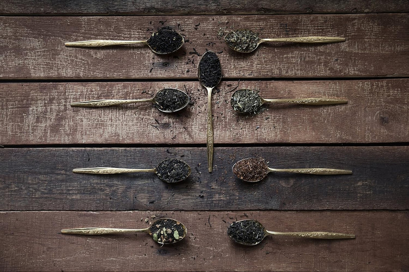 Variety Pack - 9 Loose Leaf Tea Sampler - Organic Black, Green, White, and Herba gallery