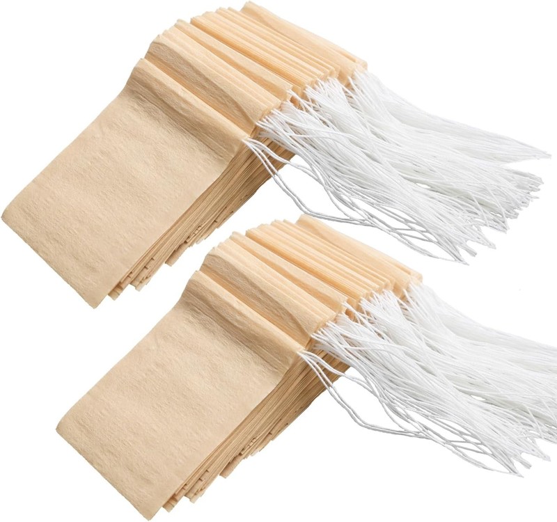 Disposable Tea Bags Unbleached with Drawstring for Loose Leaf Tea gallery