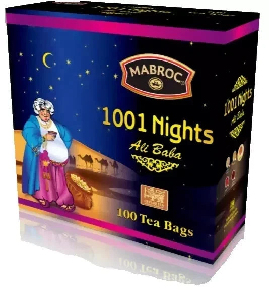 Brand New Mabroc 1001 Nights pure Ceylon tea – 100 Tea bags