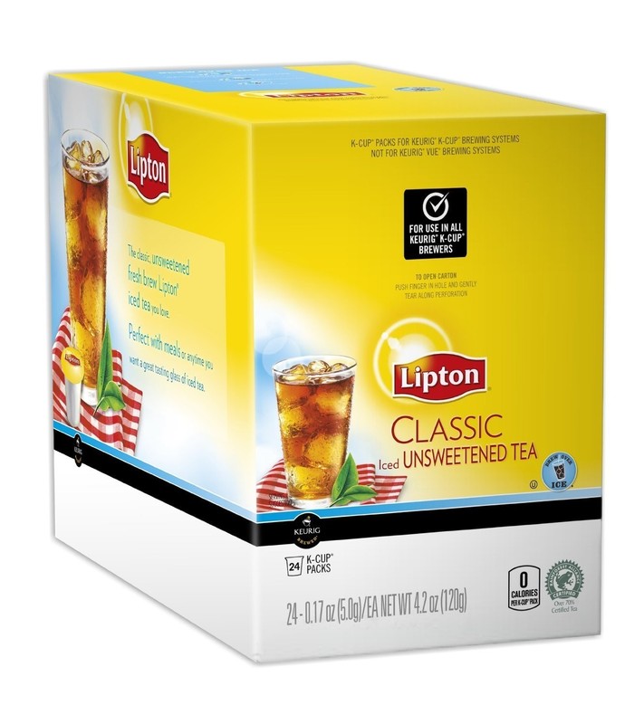 Classic Unsweet K-Cup Iced Tea - Brewed Black Tea, 96 Pods for Anytime Enjoyment gallery