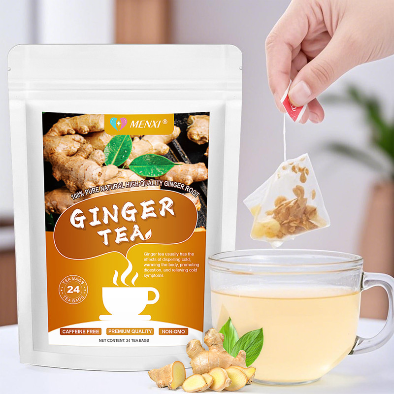 Turmeric Ginger Tea Bags Natural & No Additive Support Brain Weight Sleep Skin
