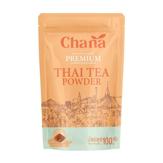 Chana Instant Thai Tea Powder – Authentic Taste No Sugar No Creamer for healthy