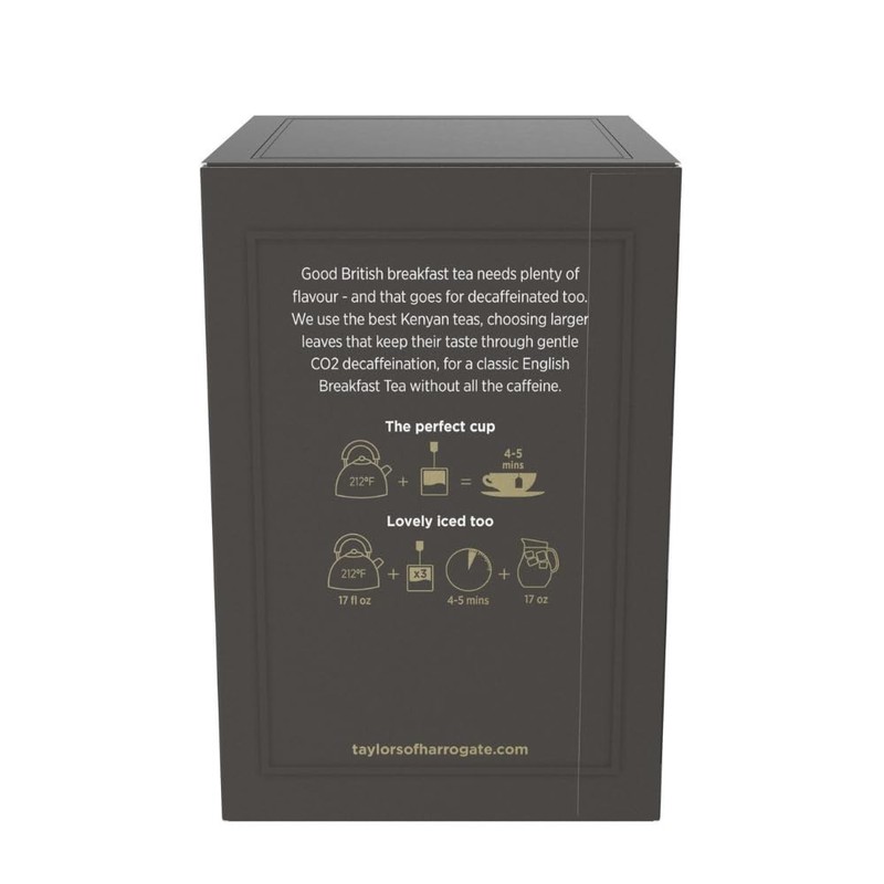 Decaffeinated Breakfast Black Tea - 20 Individually Wrapped Bags for Refreshment gallery